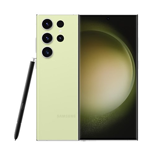 galaxy-s23-ultra-lime.jpg Samsung Galaxy S23 Ultra 5G Dual SIM 12GB/256GB – Lime – SM-S9180-Snapdragon 8 Gen 2 - Image 1