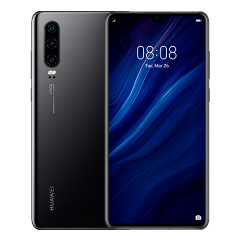 huawei-p30-6gb128gb-negro.png HUAWEI P30 6GB/128GB ELE-L29 Dual Sim Black - Image 1